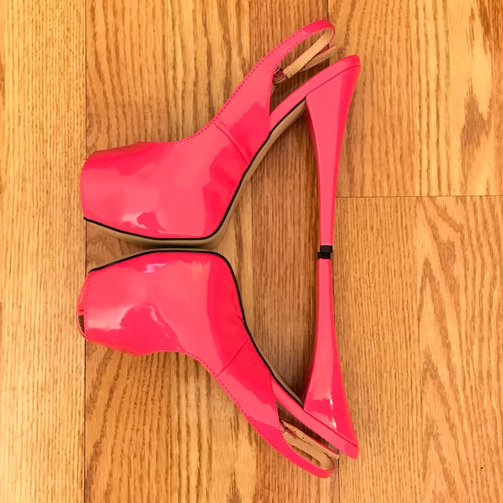 Pink Platform Heels - Picture 4 of 8